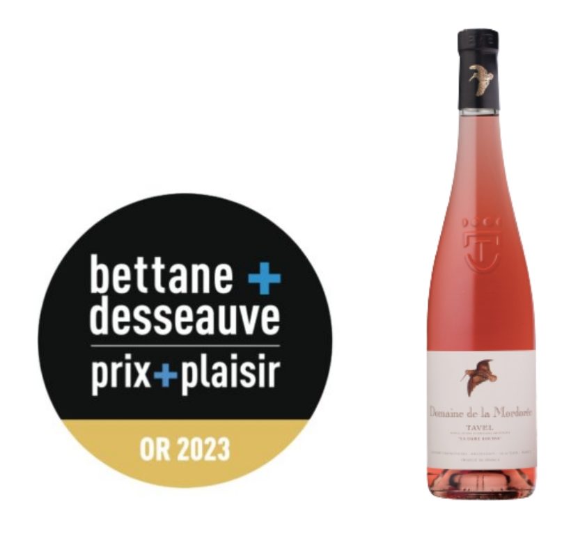 Bettane & Desseauve médaille d'or concours prix plaisir 2023 Tavel La Dame Rousse